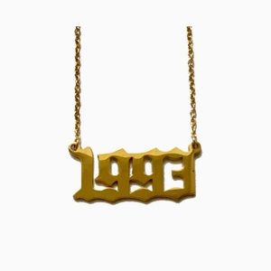 Year necklace